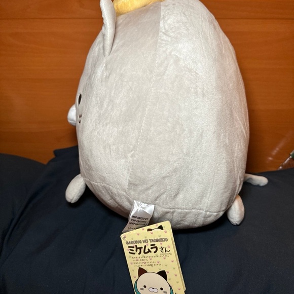 Sasurai No Tabineco Gray Cat Donut Plush - Picture 2 of 2